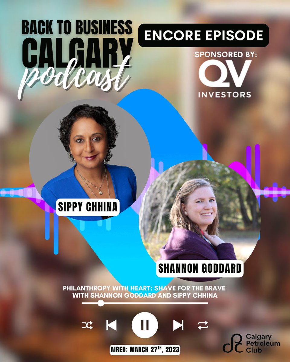 🎧 Why we’re going bald July 3 👇

Our Stampede Shave supports @YACCancer &amp; features 2 brave staff shaving their heads 💛

In this encore episode, Sippy Chhina &amp; Shannon Goddard share what it’s really like to face cancer as a young adult.

🎧 Listen + donate + get tickets