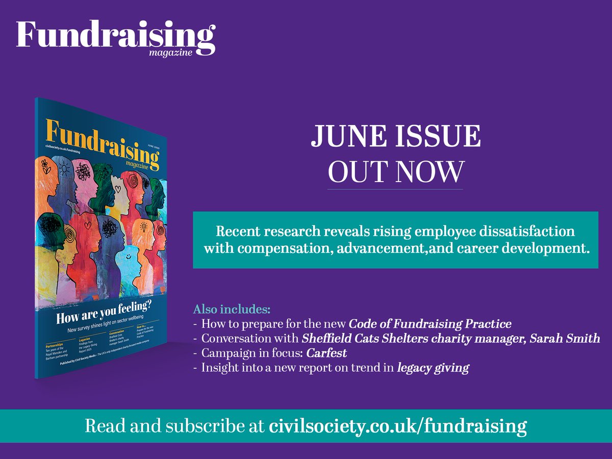 Discover the latest insights in the June edition of our Fundraising magazine!

Get your copy at bit.ly/4dQdxVm

#Fundraising