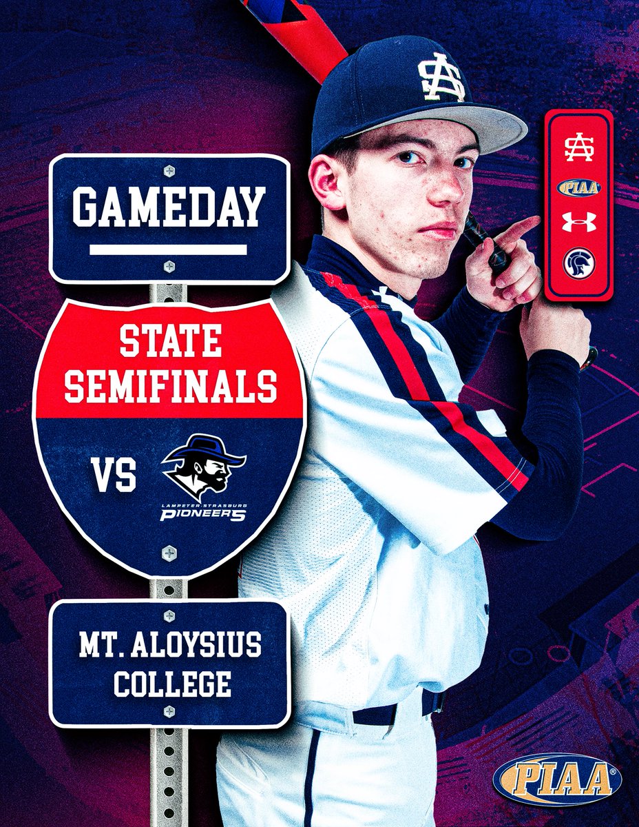 The job ain’t done yet. 

One more win and we’re Happy Valley bound…

🆚 Lampeter-Strasburg 
⏰ 3:00 PM
🏟️ Calandra-Smith Baseball Field @ Mt. Aloysius College
📍 Cresson, PA
🎟️ bit.ly/3Hqrttj
📊💻 bit.ly/3ZiXARK
