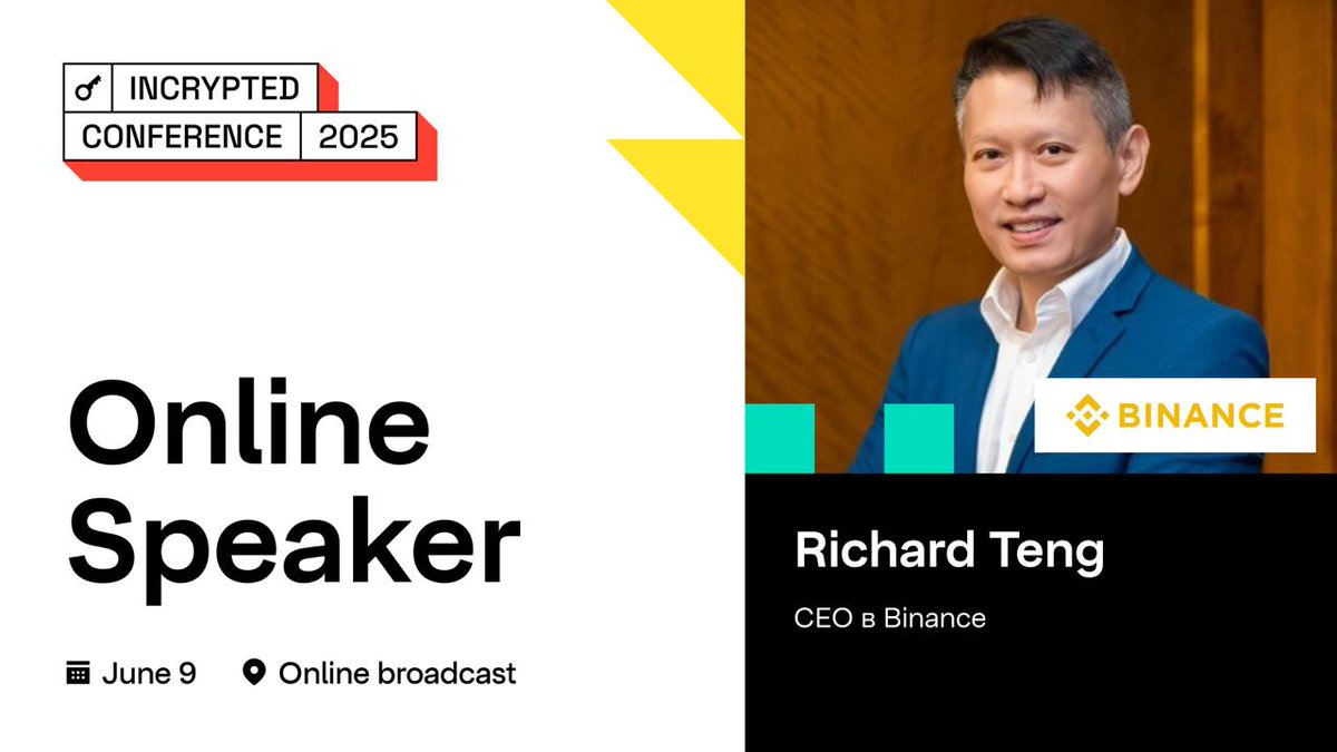 Incrypted Online Marathon has begun!

Join the opening with a welcome address from <a href="/_RichardTeng/">Richard Teng</a>, CEO of <a href="/binance/">Binance</a>.

Binance kicks off the marathon—get ready to recharge with the energy of the world’s leading exchange!

Watch live: youtube.com/watch?v=4wF7vf…