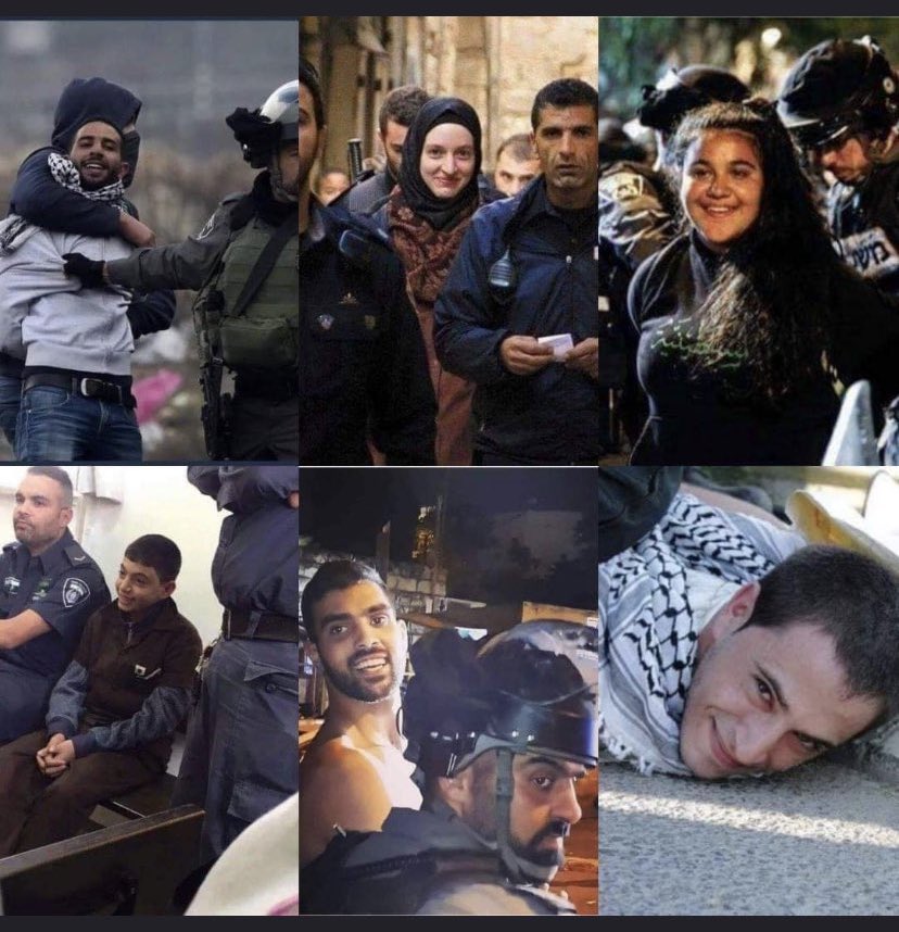 eliseDanOudeh's tweet photo. J’ai du mal à comprendre qu’on ait un doctorat et qu’on s’exprime sur des sujets politiques dont on ne connaît pas le contexte. Sourire quand on est arrêté par les forces israéliennes est une tradition chez les Palestiniens depuis des années. https://t.co/qlccWrzSaP