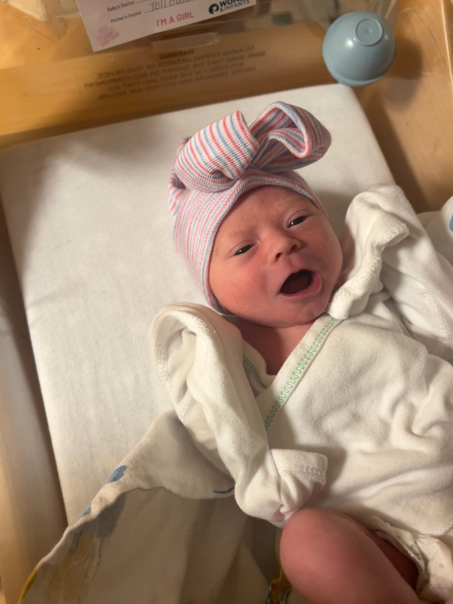 Added one to the crew yesterday! Welcome to the world Mallory Quinn Laux!