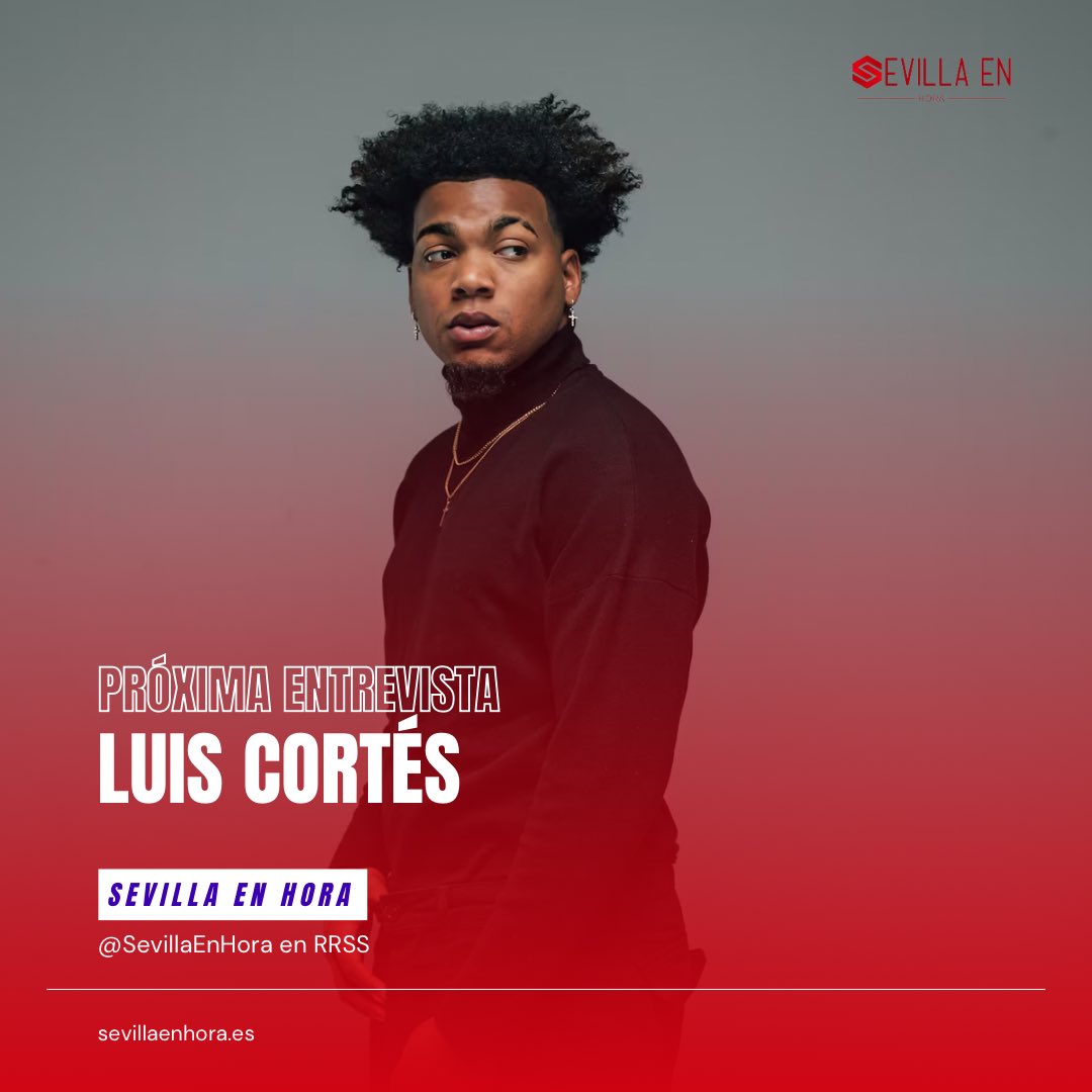 ❤️ Nuestra próxima entrevista será a LUIS CORTÉS. ¡Tenemos muchas ganas de saber de él y sus proyectos! 

Muy pronto tendréis la entrevista en nuestro canal de YouTube y Spotify. 

#luiscortes #sevilla #sevillaenhora #música