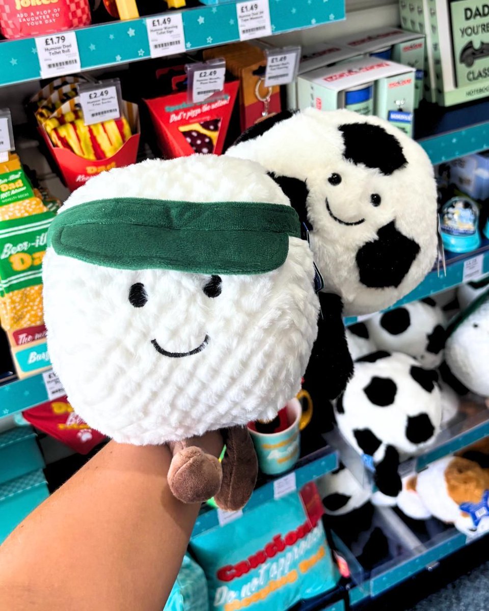 Score big smiles this Father’s Day with these adorable sporty soft toys from Card Factory!🥰⚽⛳

Only £4.99 each, shop in-store whilst stocks last.
