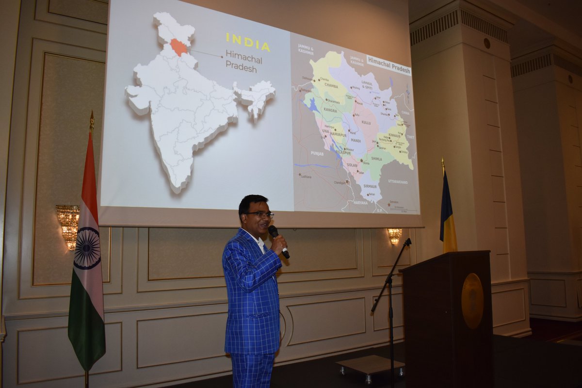 India in Romania (@eoiromania) on Twitter photo Himachal Day was celebrated in Bucharest with a special presentation on the State. Ambassador <a href="/manikajainifs/">Manika Jain मणिका जैन</a> and Dr. Akshai Runchal addressed the gathering. The event featured vibrant Himachali dance and a graceful yoga demonstration. Himachal Day was celebrated in Bucharest with a special presentation on the State. Ambassador <a href="/manikajainifs/">Manika Jain मणिका जैन</a> and Dr. Akshai Runchal addressed the gathering. The event featured vibrant Himachali dance and a graceful yoga demonstration.