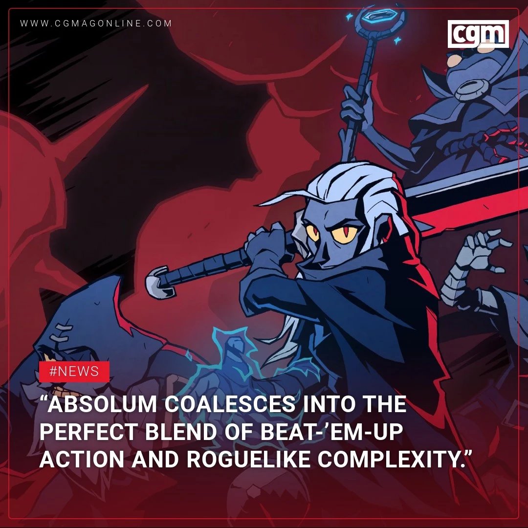 CGMagonline's tweet image. “Absolum coalesces into the perfect blend of beat-&apos;em-up action and roguelike complexity.”

cgmagonline.com/articles/previ…

#Absolum #Dotemu