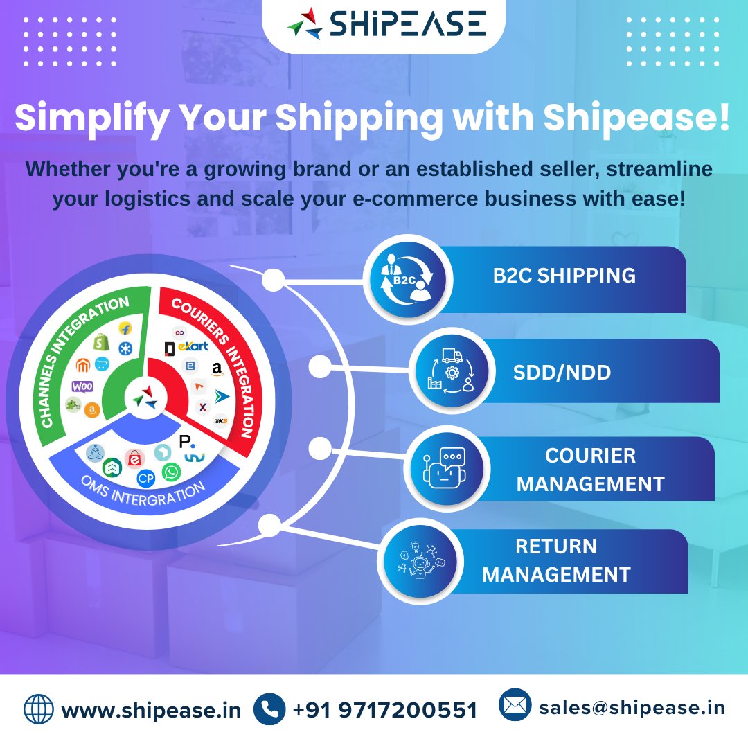Shipease_IN's tweet photo. 🚚 Simplify Your Shipping with Shipease!
Whether you're a growing brand or an established seller, Shipease has you covered with:
🌐 https://t.co/jAUn5Ixd4S
📞 +91 97172 00551
📩 sales@shipease.in
#Shipease #EcommerceShipping #CourierSolutions #LogisticsMadeEasy https://t.co/vTchX4iXvb