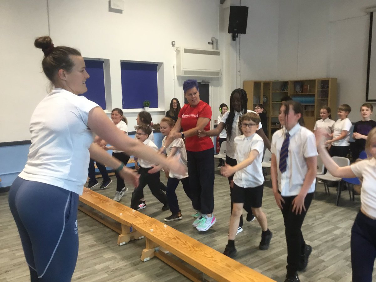 StMarksCEWigan's tweet image. The Spider Monkeys enjoyed a work out with Olympic medalist Emily Ford this afternoon. #creatingabetterfuture
