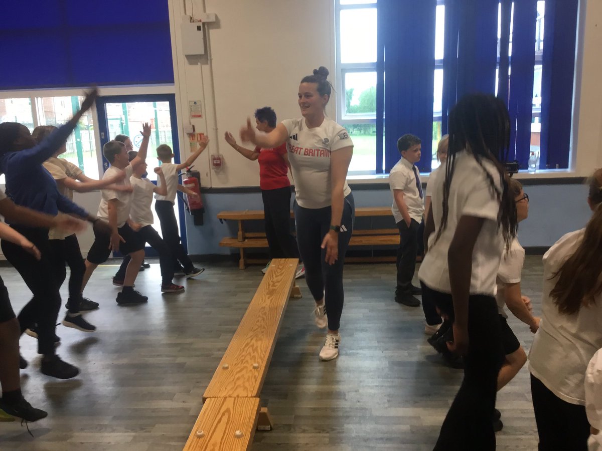 StMarksCEWigan's tweet image. The Spider Monkeys enjoyed a work out with Olympic medalist Emily Ford this afternoon. #creatingabetterfuture