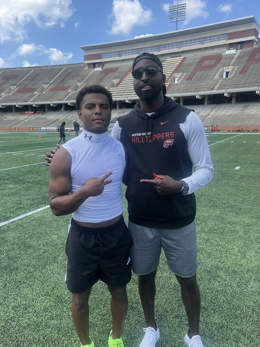 Isaiah Jackson (@isaiahjacksonn2) on Twitter photo Enjoyed competing <a href="/WKUFootball/">WKU Football</a> camp yesterday! Appreciate all the feedback from <a href="/JLBarnes4/">Coach JB</a> and the opportunity to work with the entire WKU staff! Look forward to being back on #TheHill soon! #GoTops
<a href="/Coach_Helton/">Tyson Helton</a> <a href="/coachlarkey11/">chris larkey</a> <a href="/joshmartin49/">Coach Martin</a> <a href="/TeamCTSP/">Team CTSP</a> <a href="/Coach_CTaylor/">Corey Taylor</a> Enjoyed competing <a href="/WKUFootball/">WKU Football</a> camp yesterday! Appreciate all the feedback from <a href="/JLBarnes4/">Coach JB</a> and the opportunity to work with the entire WKU staff! Look forward to being back on #TheHill soon! #GoTops
<a href="/Coach_Helton/">Tyson Helton</a> <a href="/coachlarkey11/">chris larkey</a> <a href="/joshmartin49/">Coach Martin</a> <a href="/TeamCTSP/">Team CTSP</a> <a href="/Coach_CTaylor/">Corey Taylor</a>