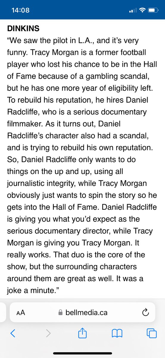 danradcouk's tweet image. A bit more about The Fall and Rise of Reggie Dinkins via bellmedia.ca/the-lede/press…