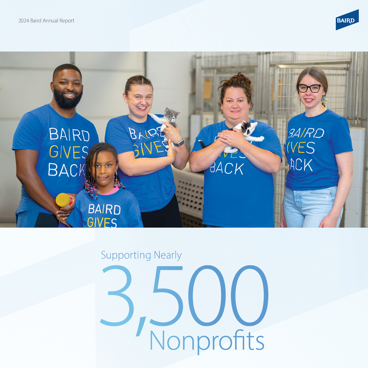 Baird’s cultural commitment to giving back manifested in more than 6,500 hours of volunteer service and more than $22 million in donations to qualified organizations and causes. Discover our impact in the communities we share. bit.ly/4dCEMTm