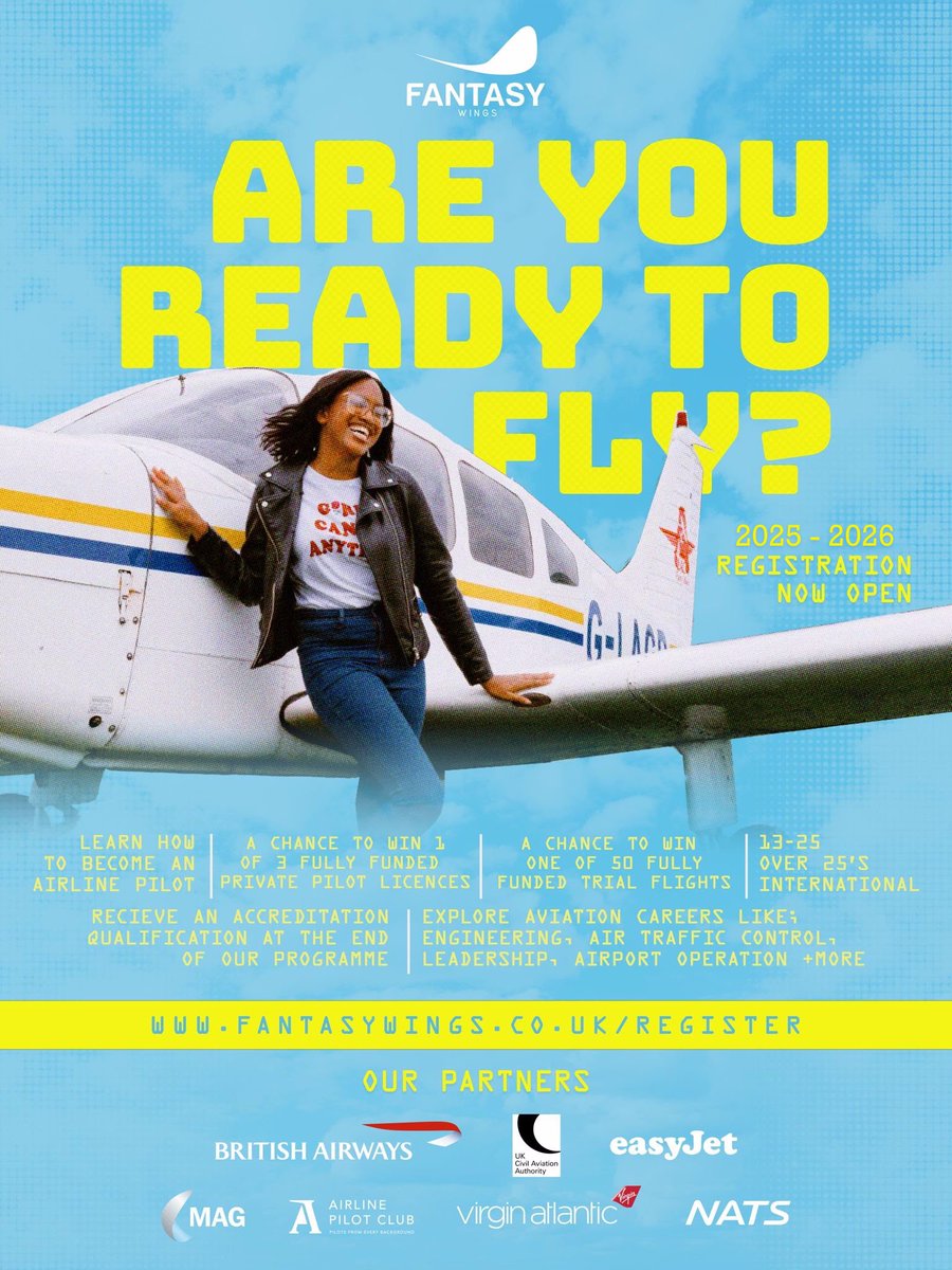 Each year SVC students get the chance to apply to take part in an aviation programme run by Fantasy Wings in conjunction with BA, easytJet &amp; Virgin Atlantic A letter has been sent home with details of how to register for 1 of the 3 free places available, deadline is 11 June