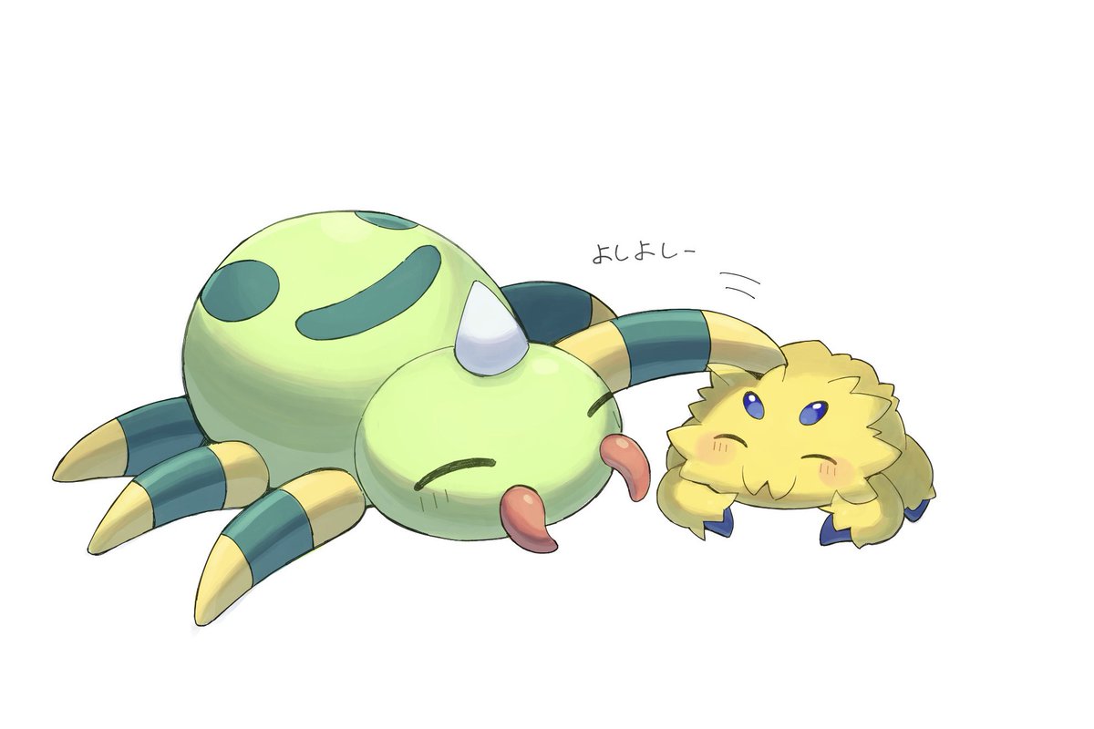 Dragon_star213's tweet image. 好きな虫ポケモンを描きました
