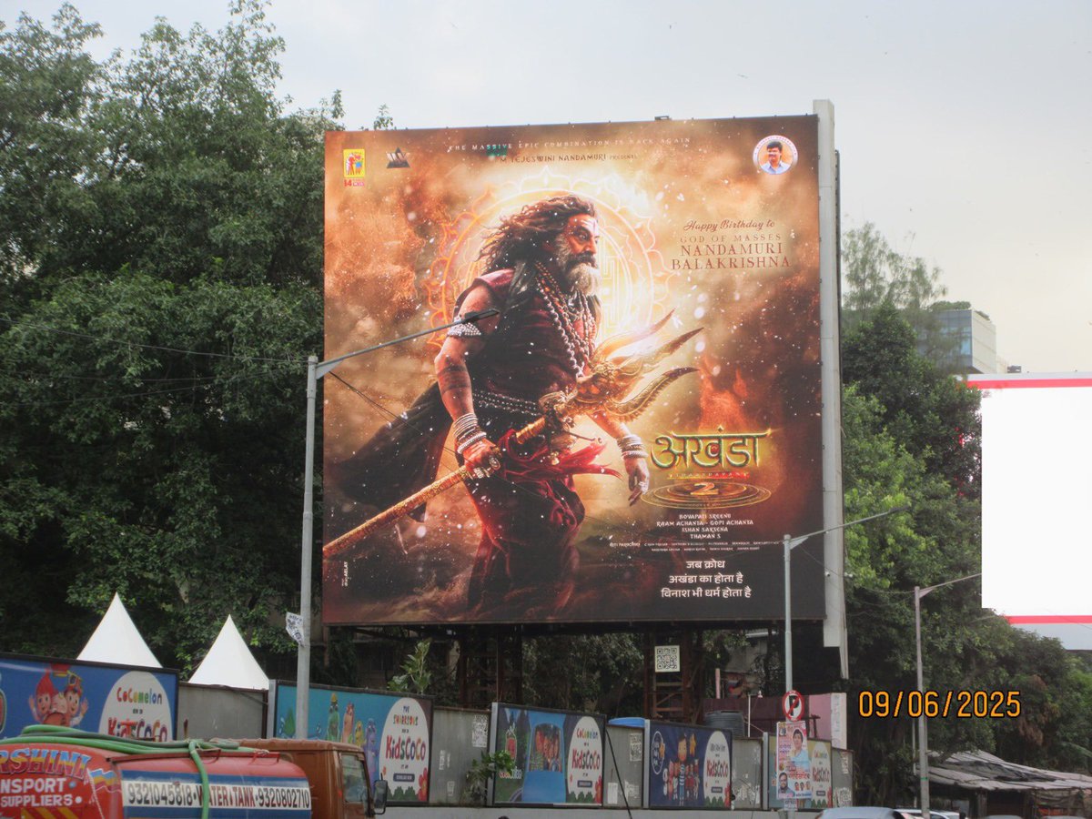 North Promotions started with a bang 🔥🥵

Sky is the limit. Mark the Date Sep 25th 

#Akhanda2 #NandamuriBalakrishna