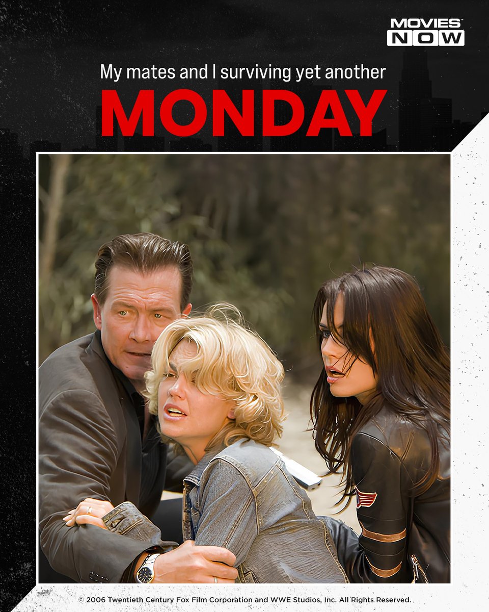 Telling ourselves…almost time to log off!

#TheMarine #MondayMood #ActionPacked #MoviesNow #SurviveTheWeek #MovieMemes

[The Marine, John Cena, action movies, Monday memes, movie moments]