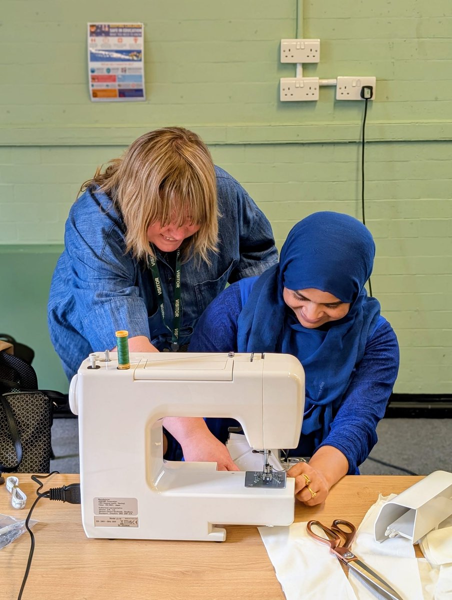 Our Kundakala journey would be impossible without the support of our partners. One such valued partner is Rhyl Community Primary School (@rhylprimary). We are so happy to be repaying their generosity by delivering a free 6-week tailoring programme to some of their parents.