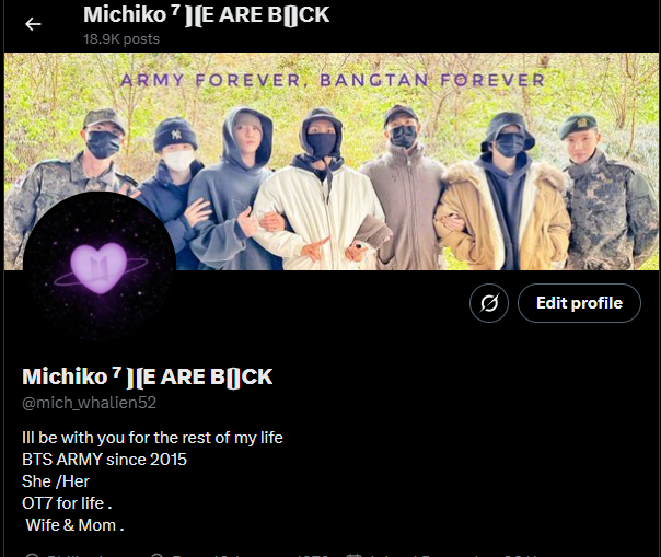 Michiko ⁷ ⟭⟬E ARE B⟬⟭CK ⊙⊝⊜ tweet media