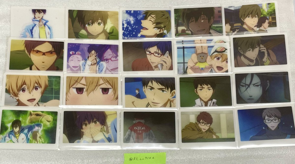 RS_22914a's tweet photo. 【交換】Free! ミニフォトカード ミニフォト MSブロマイド

譲)
画像1-4
(⭐️はホロ、ブロマイドは2:1での交換希望)

求)
画像5
👑>💖>無印
👑💖には複数提供可能です。

・郵送希望
・👑💖含む方、定価にて第1弾含めお譲りいただける方、纏めての方優先 https://t.co/dx0JCJXsRz
