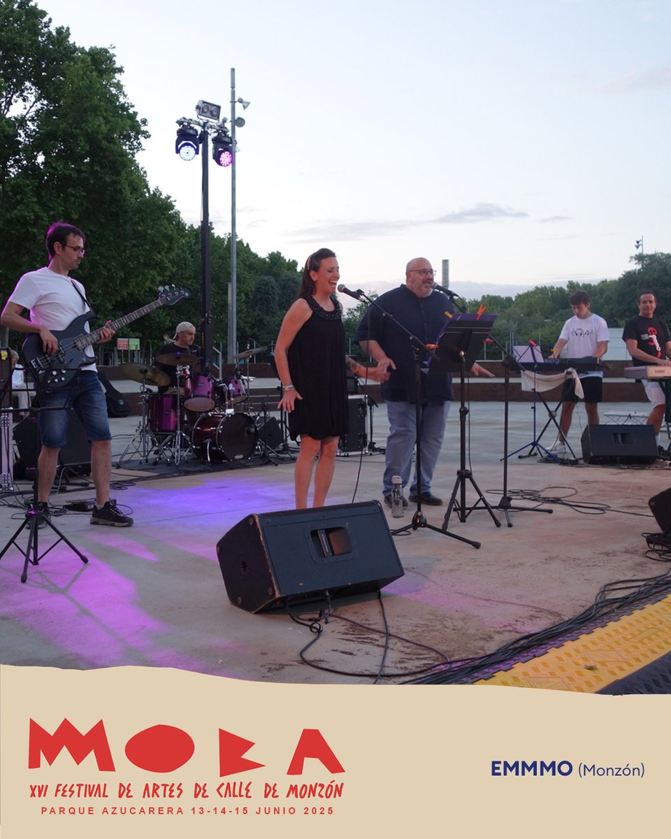 🎪 ¡Queda 1 día para el #MOBA2025!

🎸 La EMMMO – Escuela de Música Moderna de Monzón pone el broche final con su audición de fin de curso.

📅 15 junio 🕢 20:30 h
📍 Anfiteatro Labordeta
📄 Programa: bit.ly/MOBA2025

#ArtesDeCalle #FestivalMOBA #Monzón #Huesca