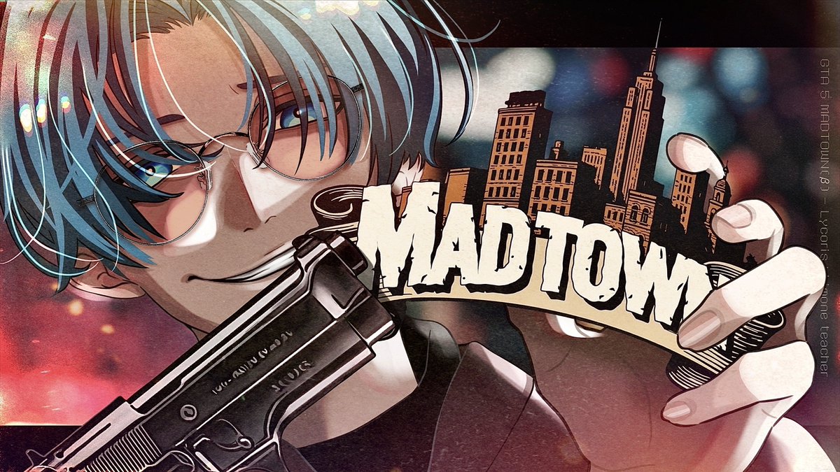 どこかに飛んでいったメガネが戻ってきたVerです。
#リモー絵先生 #MADTOWN