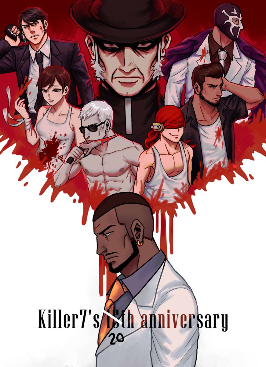 lazy to draw new art
HBD Killer7! one of my fav game ever!
#Killer7