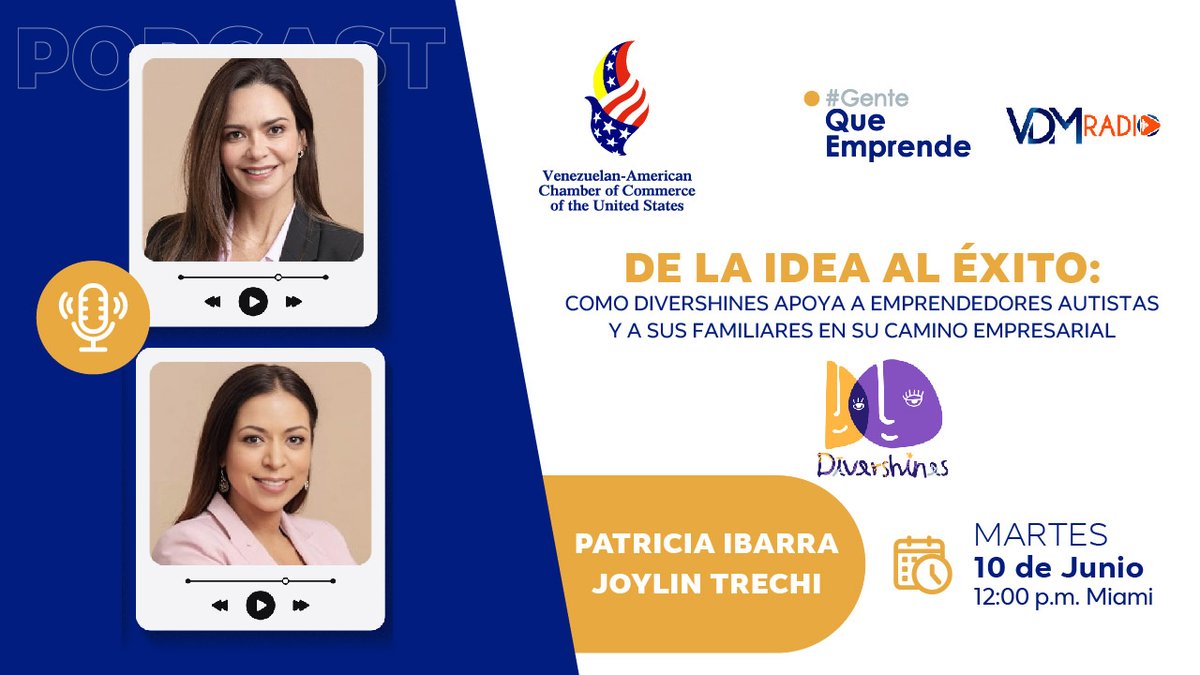 Esta semana #GenteQueEmprende recibe a dos invitadas especiales de Divershines (<a href="/divershines/">divershines</a>).

En este episodio se hablará de: 
✅ Cómo Divershines apoya a emprendedores con autismo.
✅ El camino empresarial para una persona autista.

¡No te lo pierdas! ☑️