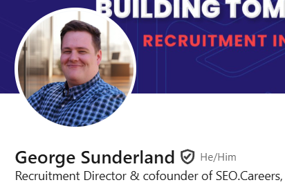 George Sunderland - SEO Recruiter tweet media