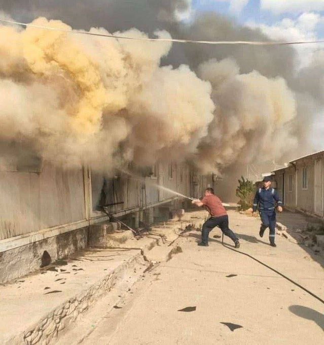 Sometimes we die from ISIS bullets, sometimes we die from fires in displacement camps, and sometimes we die from the cold of winter. This is the situation of the Yazidis today. The Yazidi displacement camps have been burned.