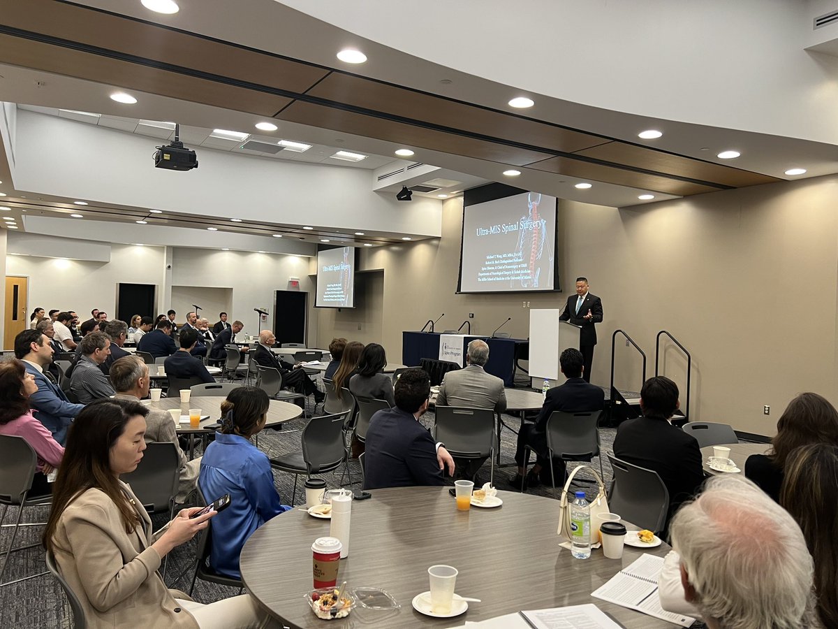 Spine Program, University of Toronto (@uoftspine) on Twitter photo #SpineFEST is kicking off the day with a great turnout and an exciting keynote by Dr Michael Wang #spine #SpineMIS #SpineFEST is kicking off the day with a great turnout and an exciting keynote by Dr Michael Wang #spine #SpineMIS