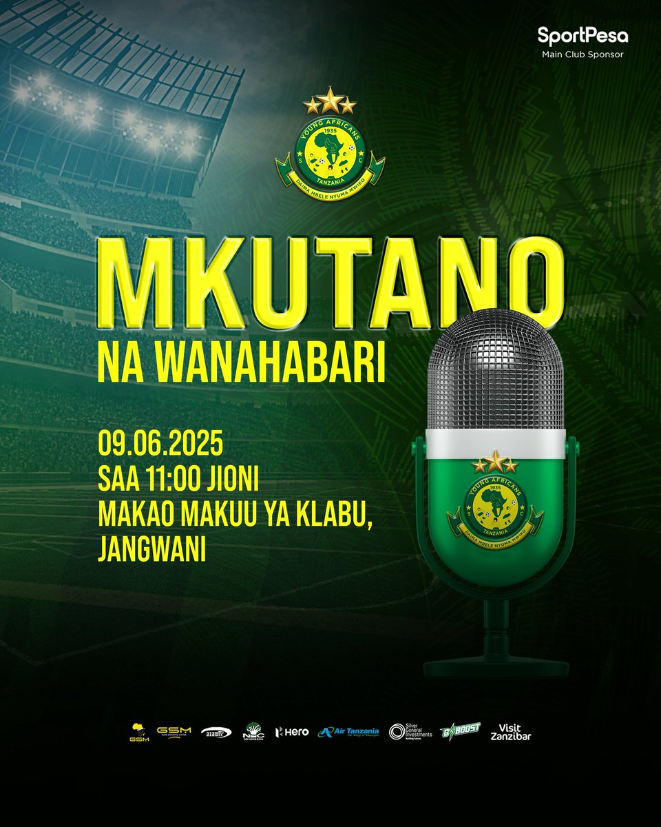 YoungAfricansSC's tweet photo. MKUTANO NA WANAHABARI

#TimuYaWananchi 
#DaimaMbeleNyumaMwiko https://t.co/nrjDzx6rVh