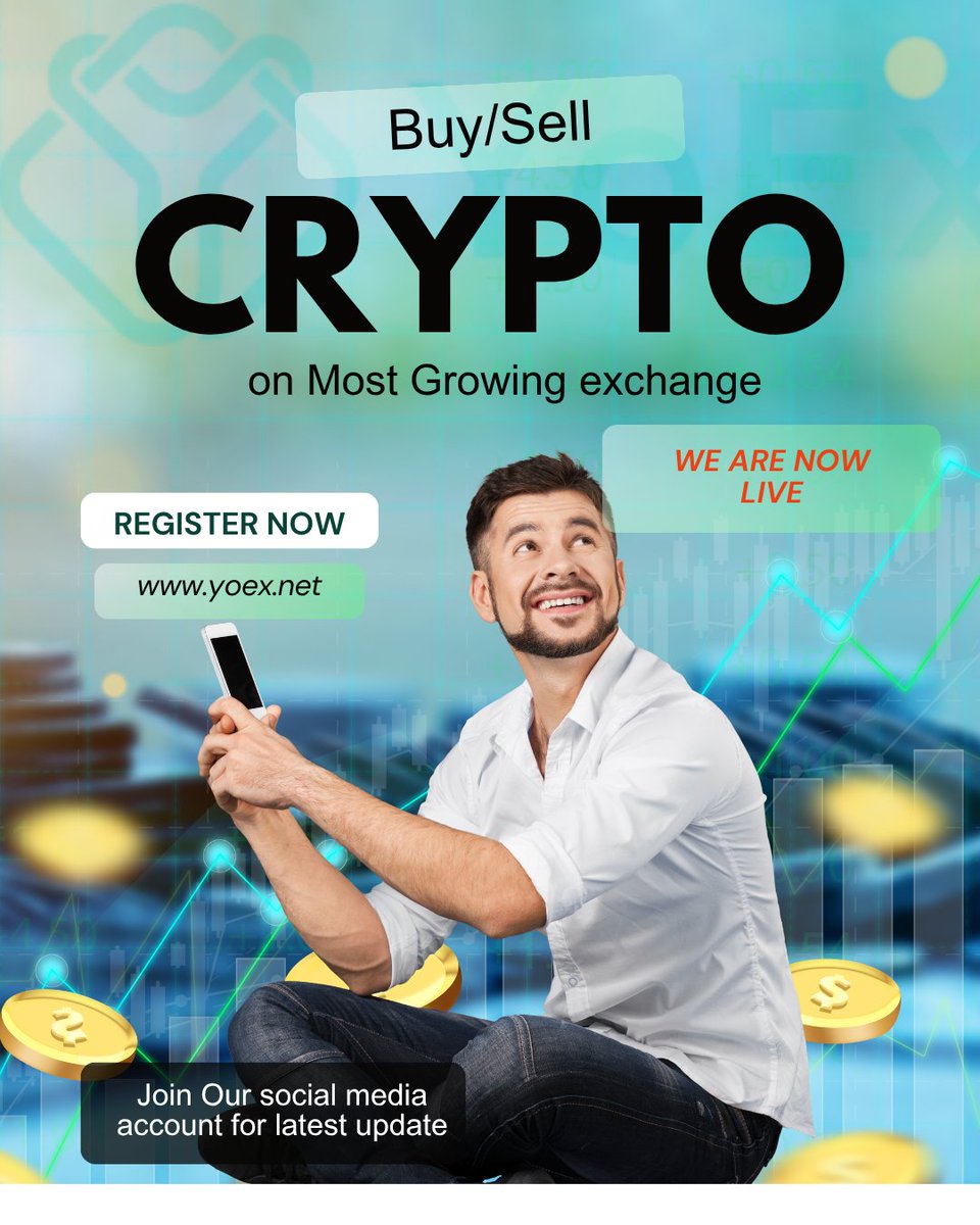 🚀 Trade top cryptocurrencies on YOEX – Your trusted exchange for BTC, ETH,  BNB & more! Easy sign-up | No trading fees | Safe & secure #YOEXExchange  #TopCoins
