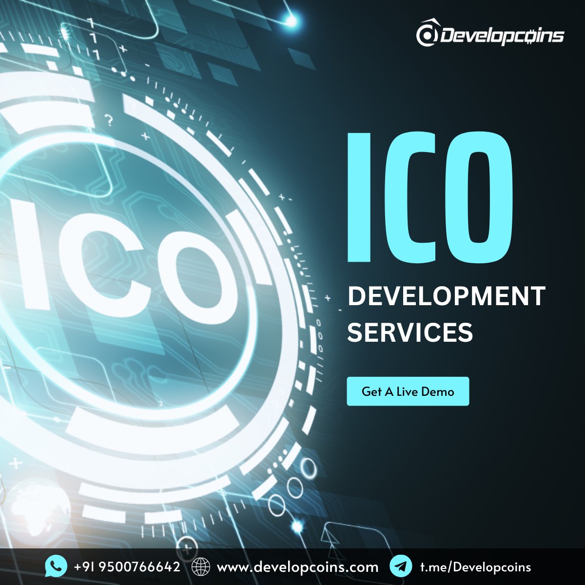 developcoins's tweet image. Turn Your Crypto Vision into a Funded Reality with Our ICO Development Services!
Raising capital in the crypto world? We've got the launchpad you need.
Launch. Raise. Scale. Repeat &gt;&gt; developcoins.com/ico-development
#ICODevelopment #TokenLaunch #CryptoFundraising #BlockchainSolutions
