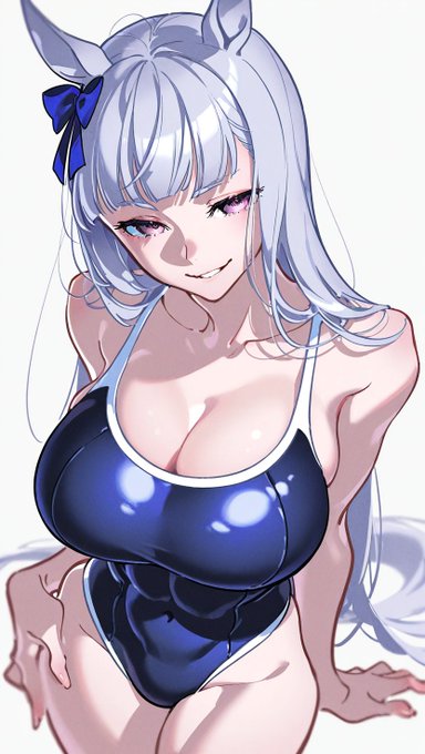 しゃあっ! ゴルシのスク水!!