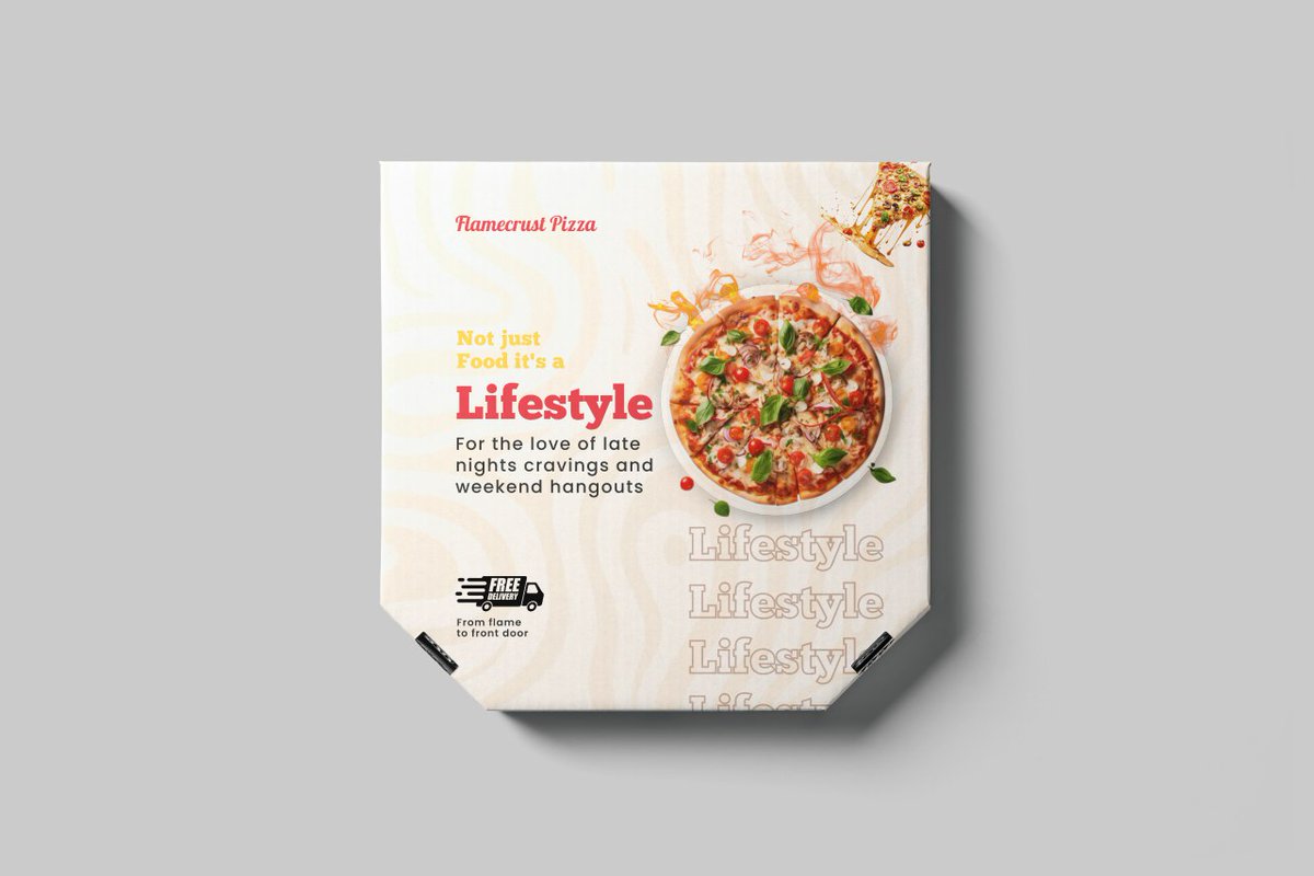 kadoblaq20's tweet photo. Last week, we had a brief at #designforgecommunity that says we should do a package design for a pizza brand name Flamecrust...
Here is mine, the first two frames was the one I submitted. https://t.co/FRJGdEhaAS
