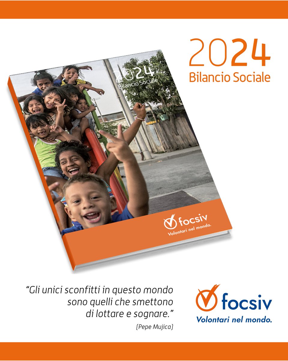 Volontari nel mondo (@focsiv) on Twitter photo "Cosรฌ noi ci siamo e ci saremo, per coltivare la giustizia e la pace. 
Perchรฉ รจ possibile un mondo migliore. 
E noi ci crediamo"
Ivana Borsotto Presidente e Nino Santomartino Vicepresidente
Puoi leggere e scaricare il nostro Bilancio Sociale qui 
focsiv.it/.../upl.../202โฆ "Cosรฌ noi ci siamo e ci saremo, per coltivare la giustizia e la pace. 
Perchรฉ รจ possibile un mondo migliore. 
E noi ci crediamo"
Ivana Borsotto Presidente e Nino Santomartino Vicepresidente
Puoi leggere e scaricare il nostro Bilancio Sociale qui 
focsiv.it/.../upl.../202โฆ