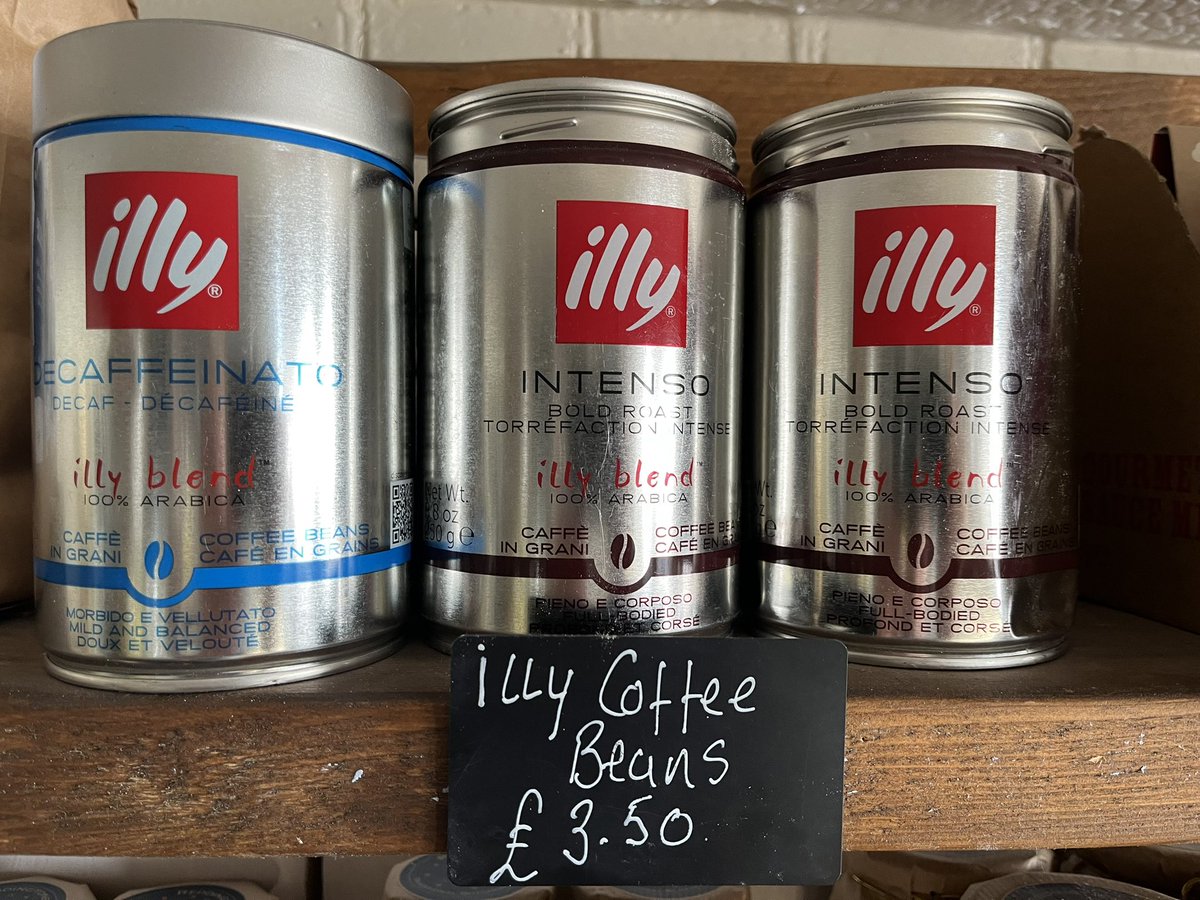 Illy coffee beans £3.50 ..100% of proceeds go to Thurrock Food Bank.