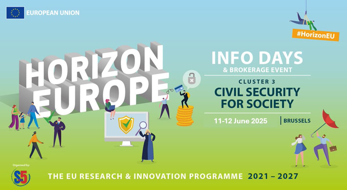 ESASTAP (@esastap) on Twitter photo ๐ข Horizon Europe Cluster 3 - Civil Security for Society Info Day and Brokerage Event, 11-12 June 2025
๐ More info: esastap.org.za/civil-securityโฆ
#HorizonEU #EUResearch #ESASTAP #EUSA #EUSecurityResearch ๐ข Horizon Europe Cluster 3 - Civil Security for Society Info Day and Brokerage Event, 11-12 June 2025
๐ More info: esastap.org.za/civil-securityโฆ
#HorizonEU #EUResearch #ESASTAP #EUSA #EUSecurityResearch