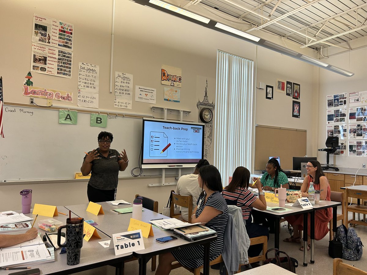 Excited to start training our OCPS New Teacher Induction Kick-off facilitators for our upcoming sessions. We’re looking forward to welcoming beginning teachers to the district in August!