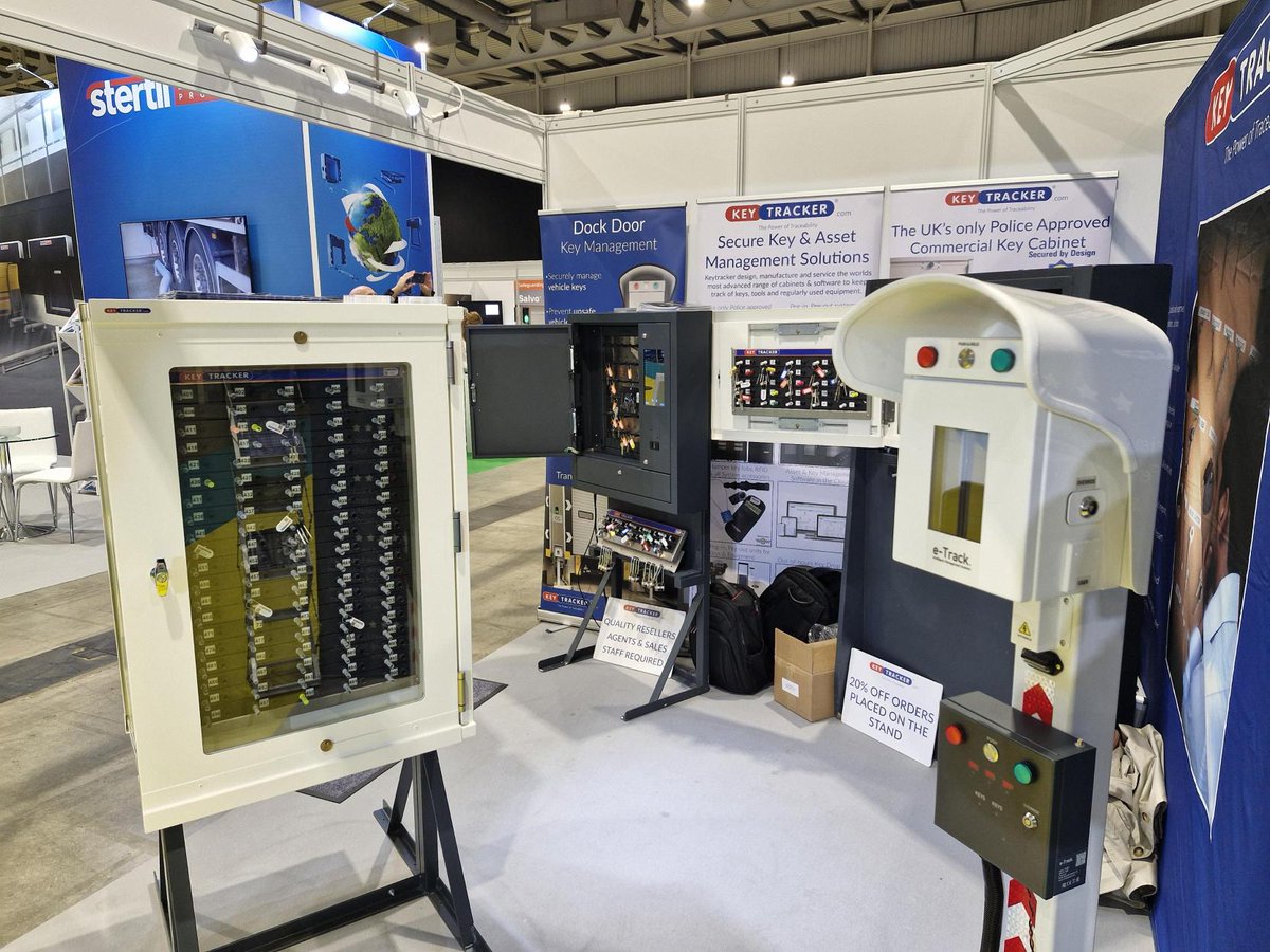 KeytrackerUK's tweet photo. What a week!😅

We had a busy but amazing time, at not one but THREE exhibitions, last week!

Thank you to @iwl_expo @UKMAINTEC @automechanikaUK 

Please reach out to our expert staff for more information on our key and asset solutions! 

📞01215599000
✉️sales@keytracker.co.uk https://t.co/oIacj5I777