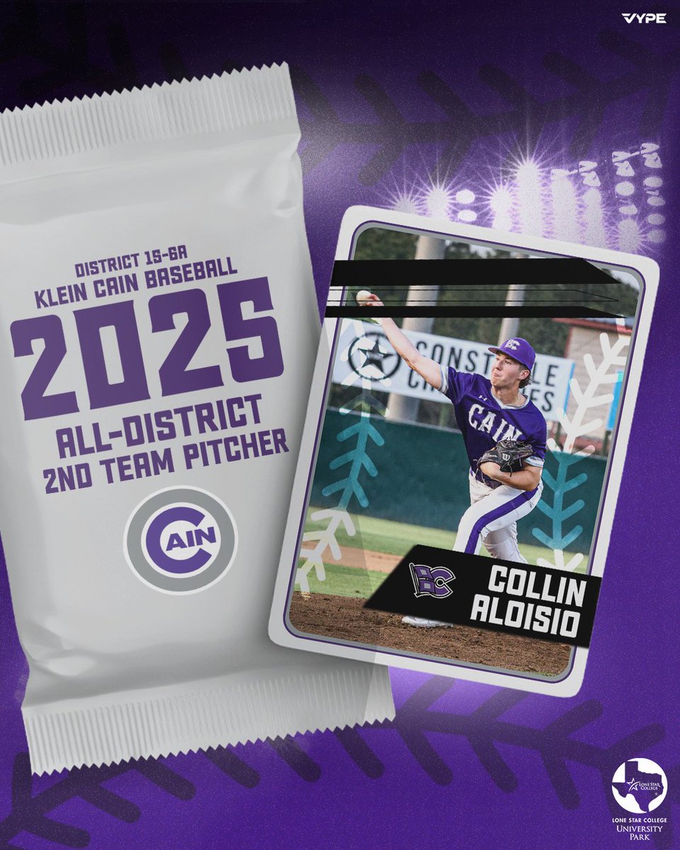 Collin Aloisio
➡️ Second Team All-District | Pitcher

--
#REIGNCAIN
