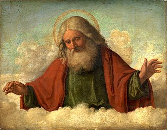 Was Santa devised to get us ready to believe in God from a young age?

He lives in the North Pole (above everyone). He's an old white man.  He has magical helpers.  If you're good you get good stuff, if you're bad, you get burnt coal.

He sees you when you are sleeping.  He knows