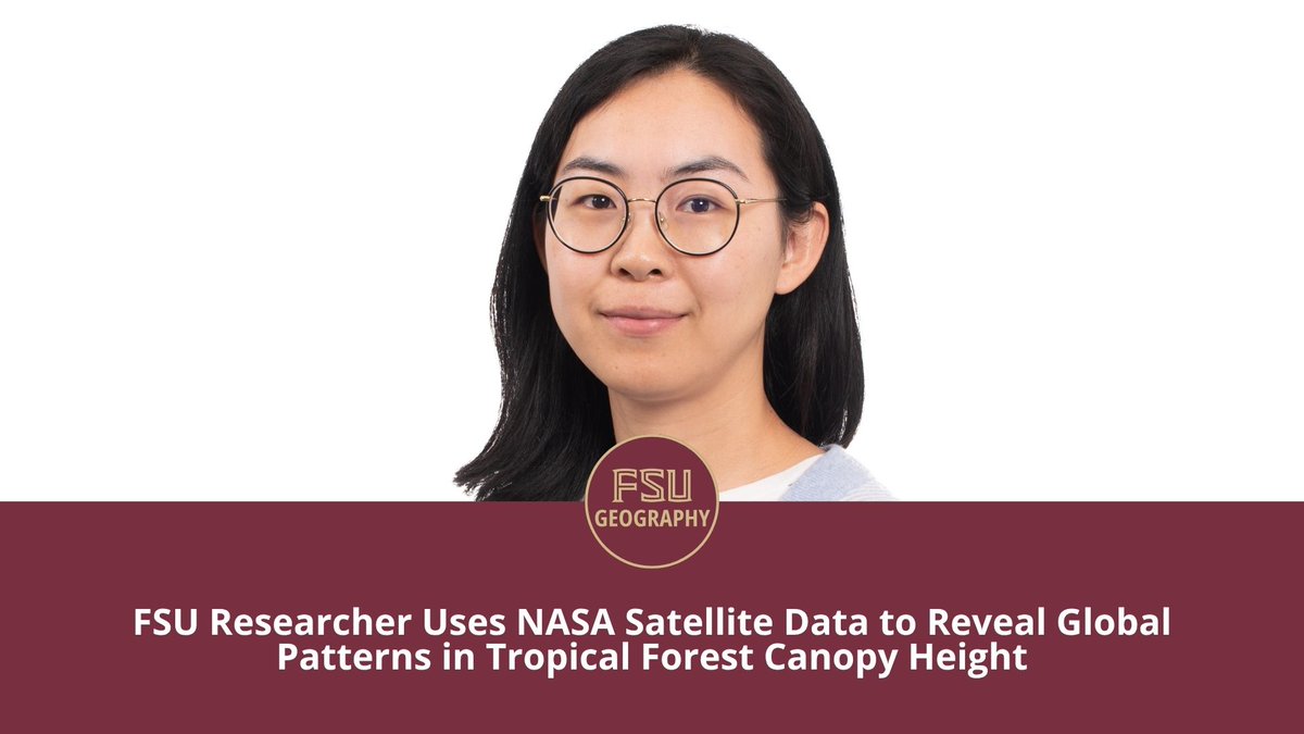 FSU College of Social Sciences and Public Policy (@fsucosspp) on Twitter photo Liling Chang, Ph.D., from <a href="/FSU_Geography/">FSU Geography</a> was a part of publishing a study identifying key environmental factors that affect tropical forest canopy height.
To read the full story, visit news.fsu.edu/news/education…. Liling Chang, Ph.D., from <a href="/FSU_Geography/">FSU Geography</a> was a part of publishing a study identifying key environmental factors that affect tropical forest canopy height.
To read the full story, visit news.fsu.edu/news/education….