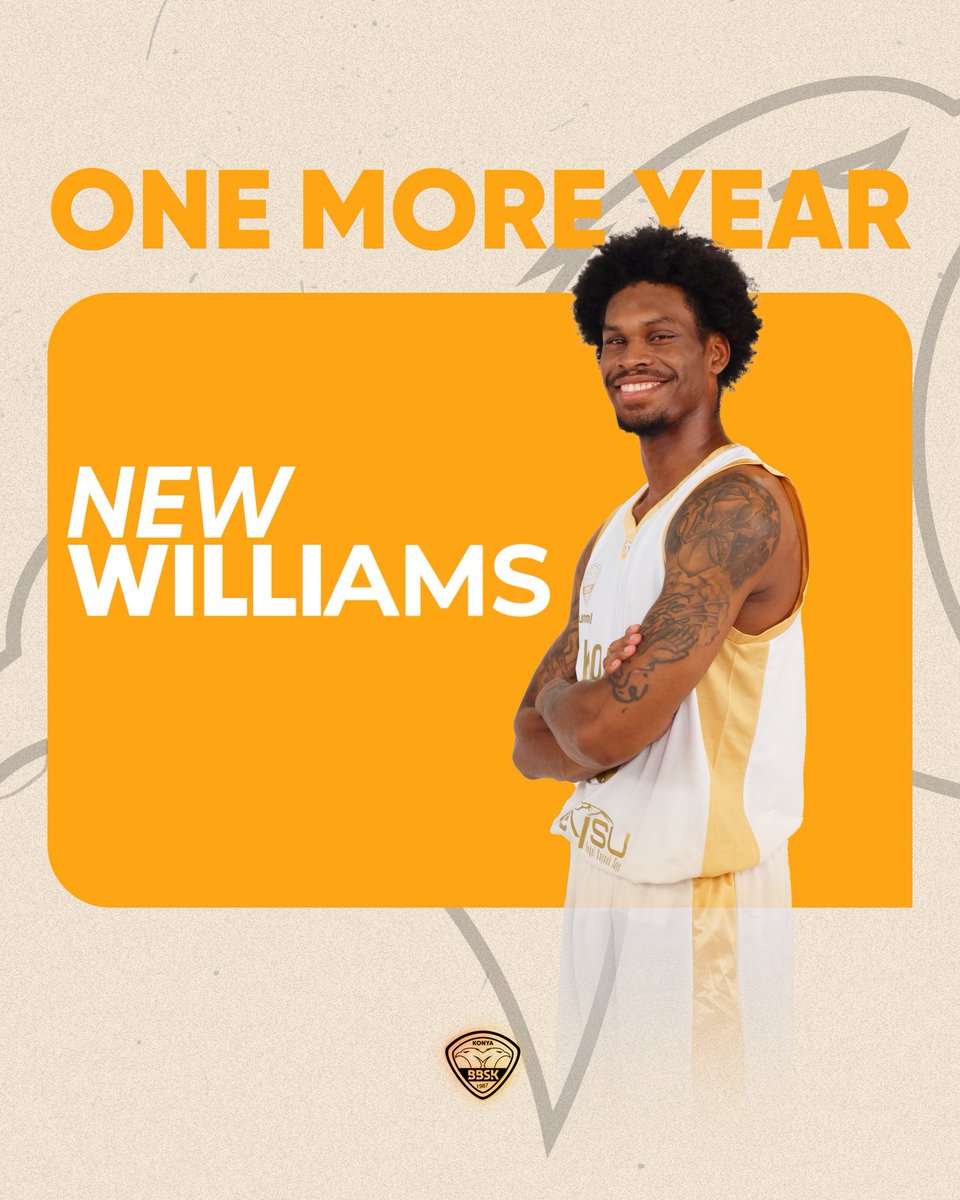 Pota’nın kartalları yuvada vol 2 😎

🏀 Türkiye Sigorta Basketbol Ligi 2025-2026 Sezonu’nda gücümüze güç katıyoruz! 🦅
New Williams yeniden BBSK kadrosunda!

Welcome to the family, New! 💪🏻

#forzabbsk 🖤💛