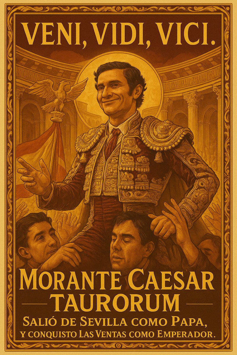 Mmf_05's tweet photo. El toreo también tiene su César 🏛️🐂👑 https://t.co/wLwtSpMKNX