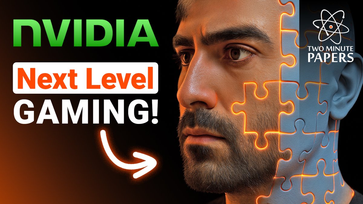 NVIDIA’s New AI: Next Level Games Are Coming! Full video:
youtu.be/76VYzhs-0FE