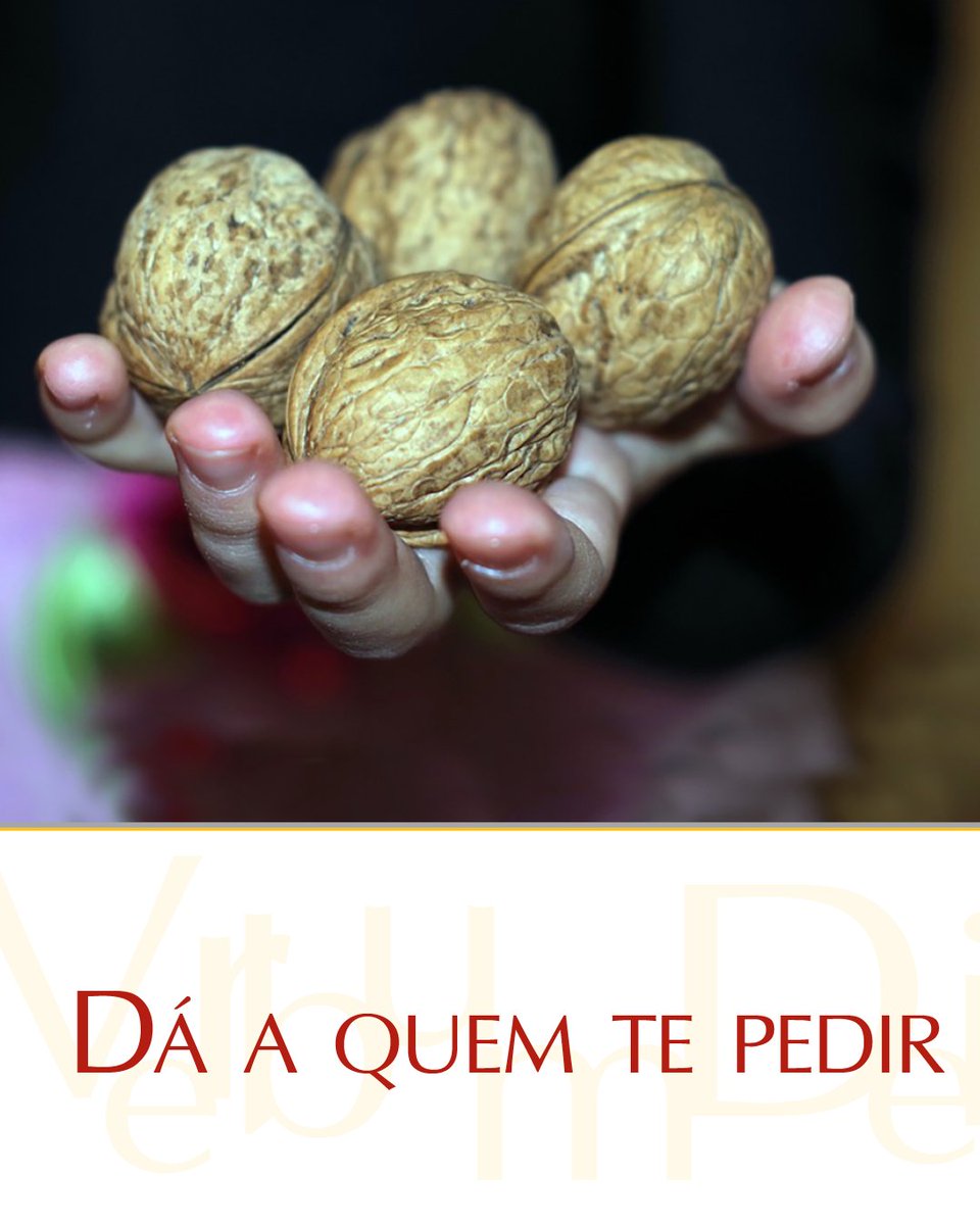 Se alguém quiser abrir um processo para tomar a tua túnica, dá-lhe também o manto! Se alguém te forçar a andar um quilômetro, caminha dois com ele! Dá a quem te pedir e não vires as costas a quem te pede emprestado".

#EvangelhodeHoje Mt 5,38-42
rb.gy/gx7c4b
