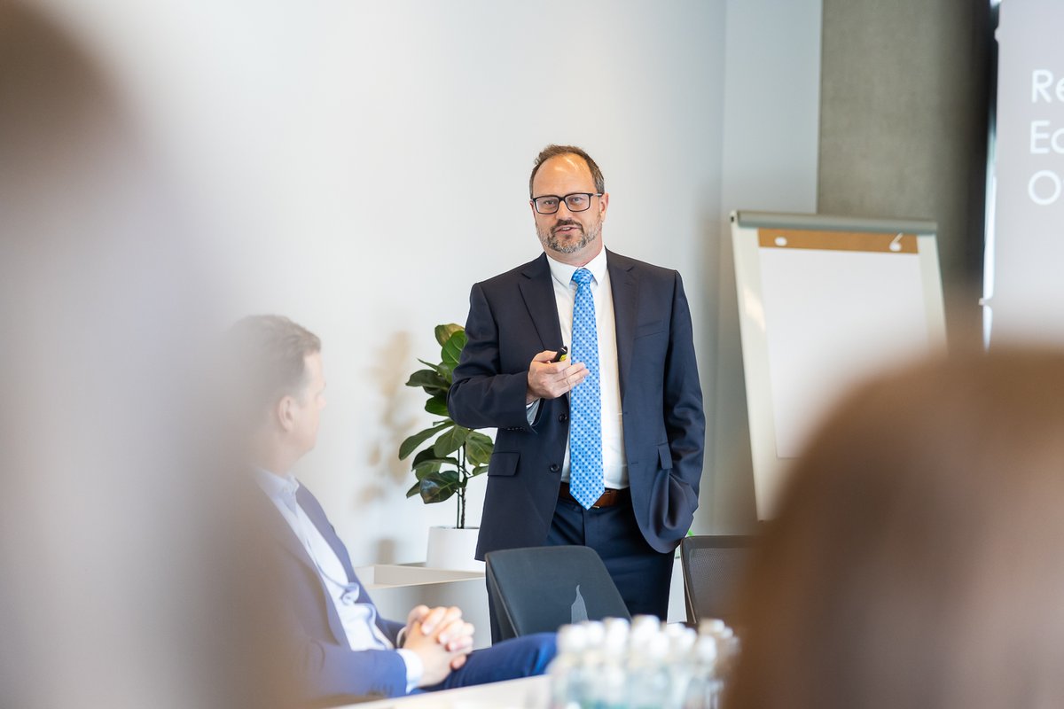 📷  Today, the American Chamber of Commerce in Lithuania members and guests attended a valuable and informative exclusive conversation with Mr. Josh Davis, Chief Economic Development Officer &amp; Senior Vice President at Greater Seattle Partners! #AmChamLT #AmChamLithuania