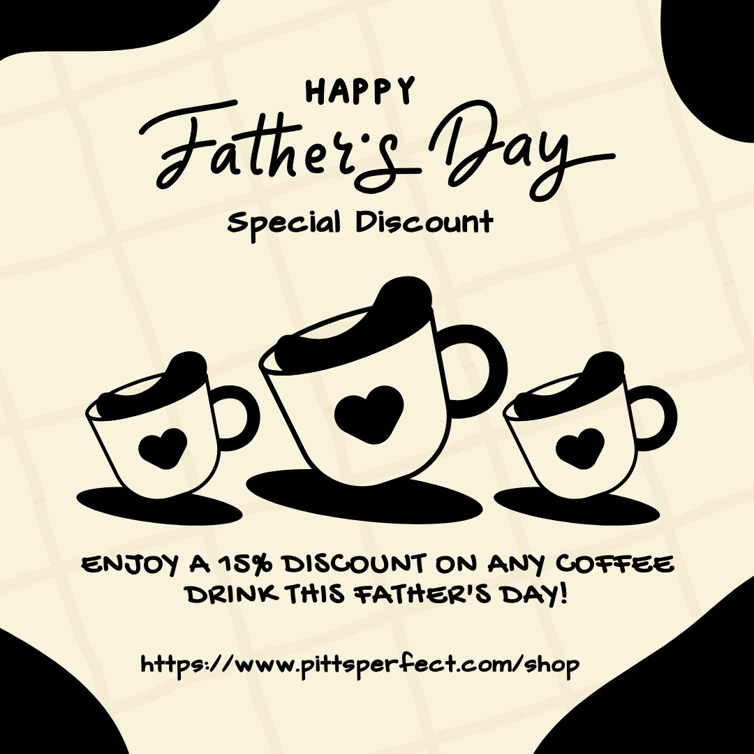 PittsCoffee's tweet photo. Dad’s Day sorted 👉 15 % off all products storewide from 9th June to 15th June

https://t.co/lKmcyrMRiC https://t.co/h9GizyJSba