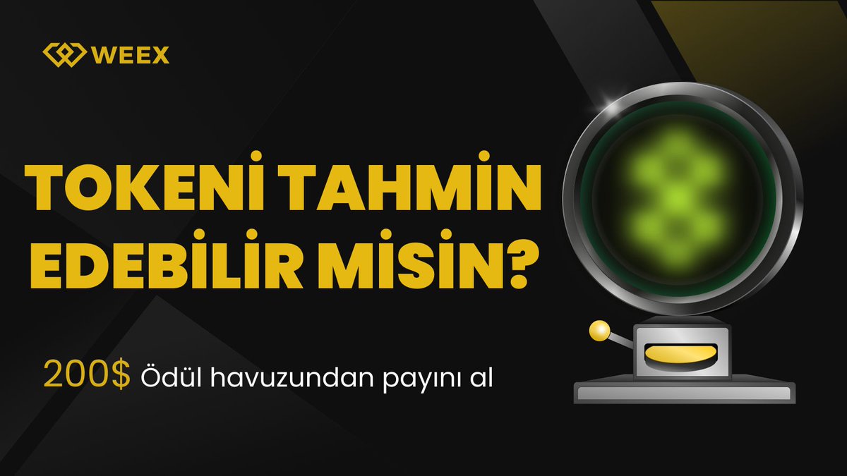 🛹 Tahmin Et, Kazan! – 200 $USDT Ödül Havuzu 💸

Doğru cevabı yorumlara yaz, 200 $USDT ödül havuzundan payını al! 🔥

Katılım Şartları:
1️⃣ <a href="/WEEX_Turkiye/">WEEX Global Türkiye 🇹🇷</a> hesabını takip et
2️⃣ Bu tweet’i beğen + RT’le
3️⃣ Yorumlara tahminini yaz ve 2 arkadaşını etiketle

⏳ Son Katılım: 17 Haziran